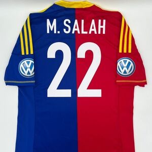 Salah #22 Basel 2012/2013 Home ORIGINAL Adidas VTG Rare Soccer Jersey (L)